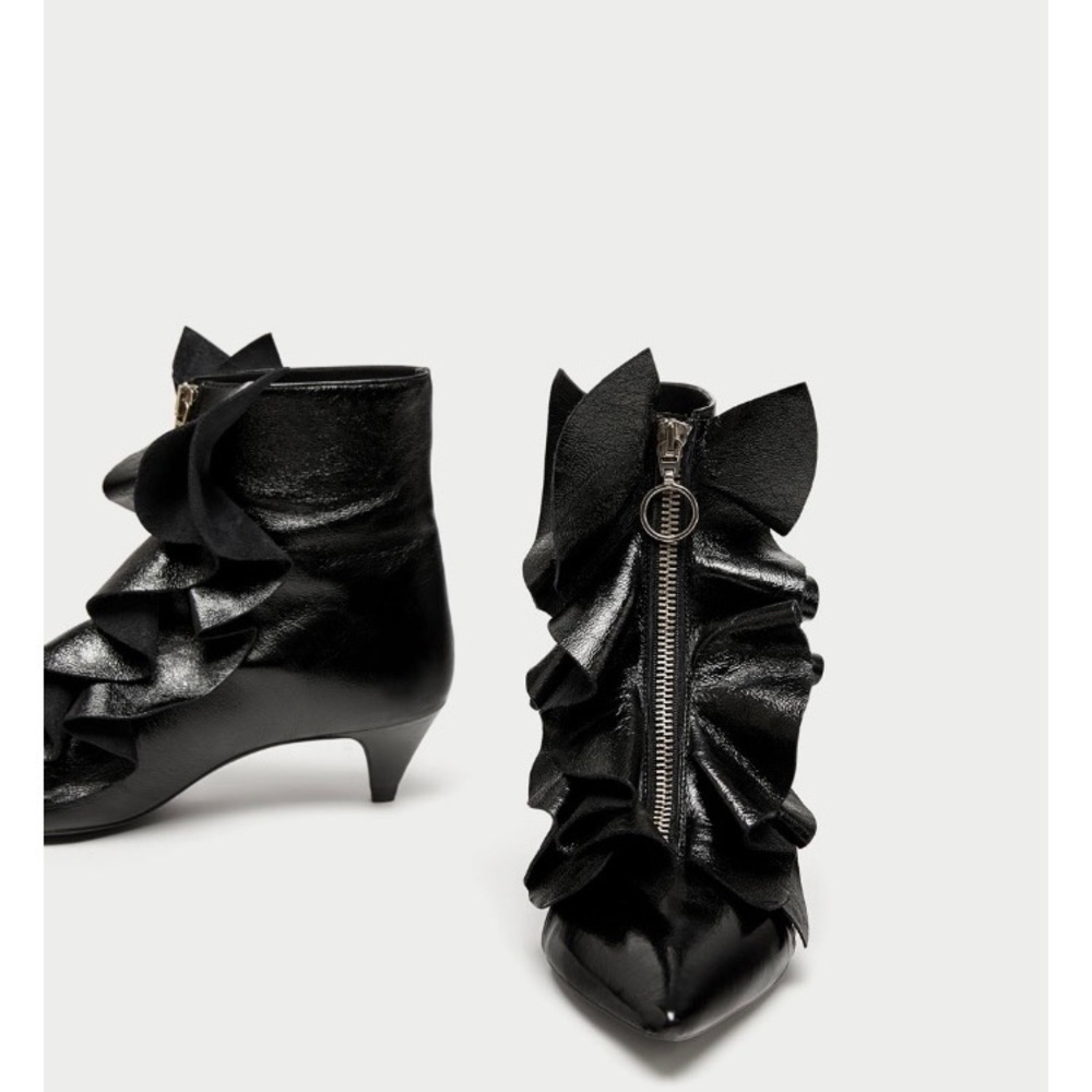 Zara Ruffled Booties